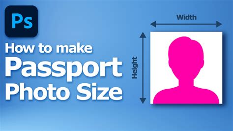 How to make passport size photo in Photoshop step by step