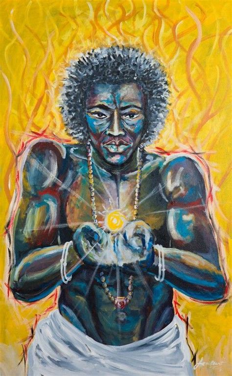 Olorun The Works Of FemiolART | Black love art, Harlem renaissance artists, African voodoo