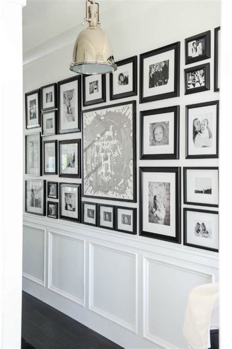 Black + White Gallery Wall - The House of Silver Lining