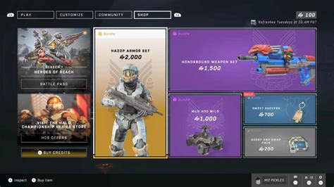 Halo Infinite Weekly Item Shop - All Current Weekly Halo Infinite Deals ...