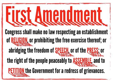 The First Amendment