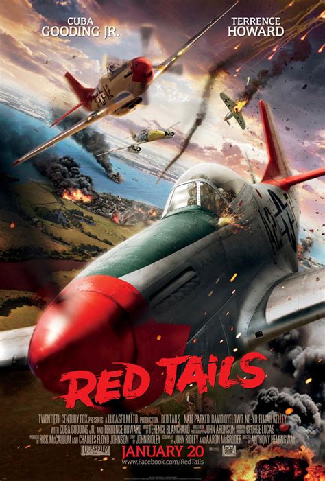 Nuevo poster y trailer de Red Tails/ Colas Rojas - MOVIARTS