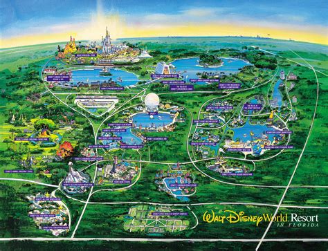 Disney World Map - orlando • mappery