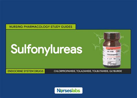 Sulfonylureas Nursing Pharmacology and Study Guide