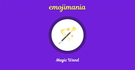 🪄 Magic Wand emoji Copy & Paste - Emojimania