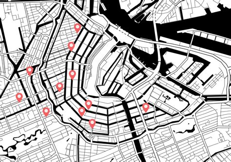 Easily create a map with pins with the Printmaps editor