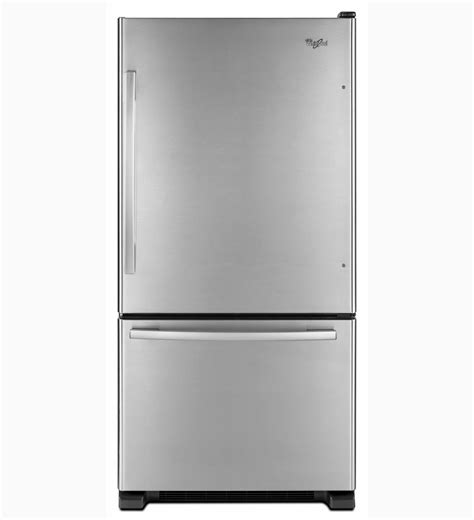 Whirlpool Refrigerator Brand: Whirlpool GB9FHDXWS Bottom Freezer Refrigerator