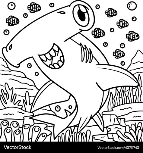 Hammerhead Shark Coloring Pages