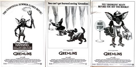 Three rare Gremlins "1984 LA Olympics" movie posters : r/MoviePosterPorn