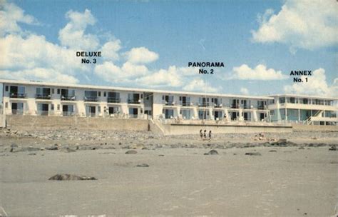 Driftwinds Motel, Wells Beach Motor Inn Maine Postcard