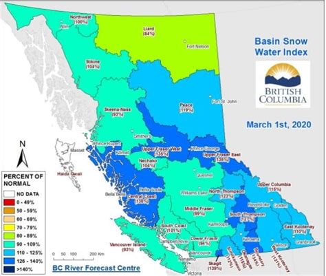 Latest snowpack data shows heightened risk of flooding across B.C ...