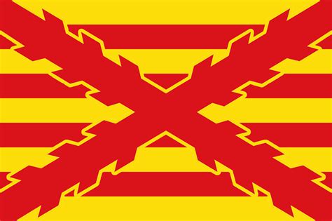 Flag of Carlist Aragon : r/vexillology