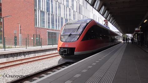 DB Train Arrival at Station Enschede August 2018 - YouTube