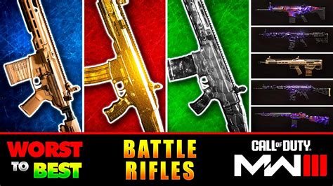 MW3 Battle Rifles Ranked WORST to BEST! [Modern Warfare 3] - YouTube