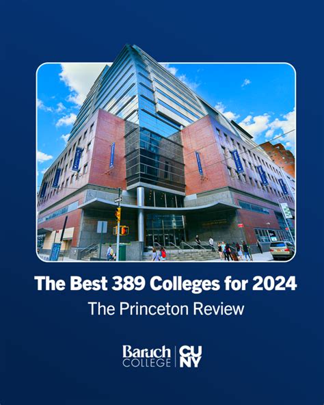 Five CUNY Colleges Recognized Among Nation’s ‘Best 389’ Four-Year Colleges by The Princeton ...