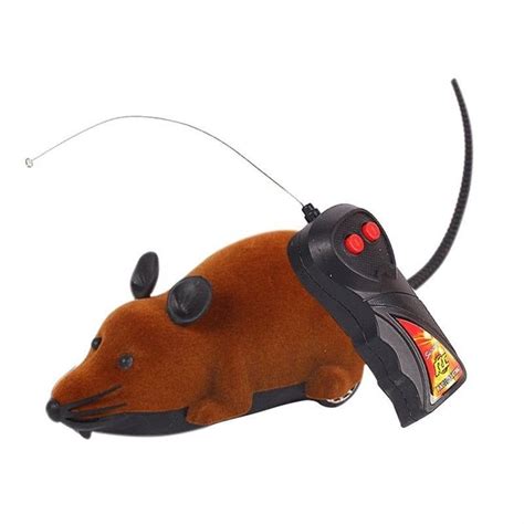 Funny Wireless Electronic Remote Control Mouse Rat Toy for Cats Dogs ...