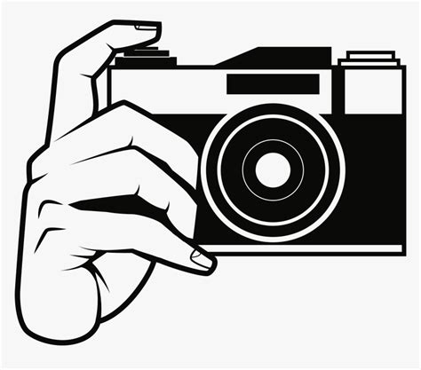 Clip Art Camer Clipart - Camera Clipart Black And White, HD Png Download , Transparent Png Image ...