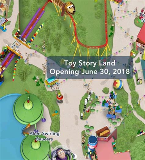 Disney News: Toy Story Land Digital Map Now Available