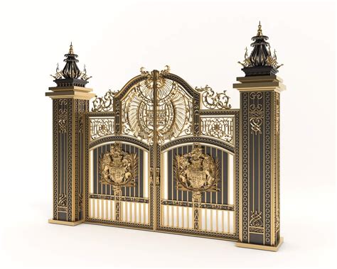 Classic Mansion Gate - 3D Model by nhattuankts