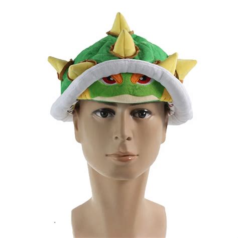 Hot Selling Super Mario Bowser Koopa Cosplay Soft Hat Christmas Cap ...