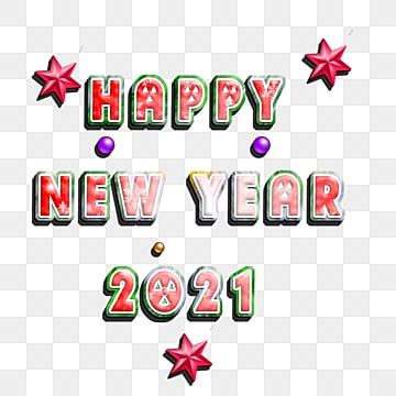 New Year Text Art PNG Transparent Images Free Download | Vector Files | Pngtree