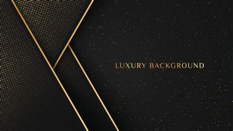 Elegant black luxury background concept with dark gold lines and glitter texture 11677547 Vector ...