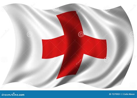 Red Cross Flag Stock Image - Image: 7379951