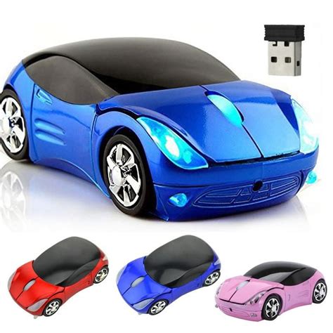 Wireless Mouse Computer Mice Fashion Super Car Shaped Game Mice 2.4Ghz Optical Mouse for PC ...