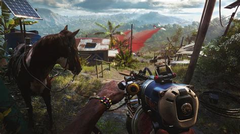 Download Far Cry 6 Horse In Madrugada Wallpaper | Wallpapers.com