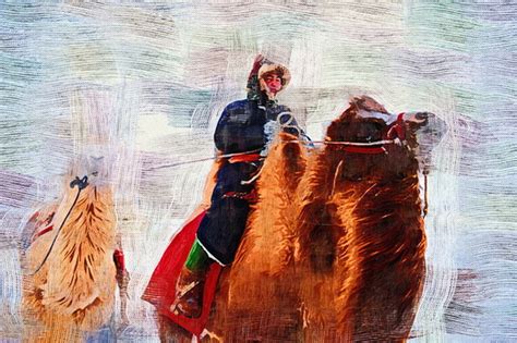 Mongolian Horse Painting at PaintingValley.com | Explore collection of ...