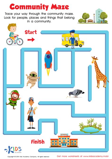 Printable Kindergarten Mazes