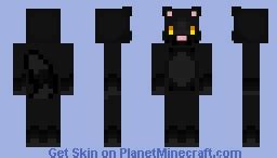 Black cat! Minecraft Skin