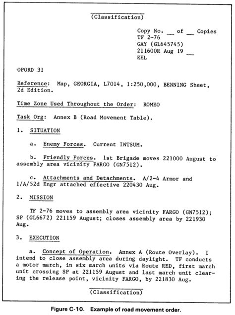 FM 71-21 Appendix C