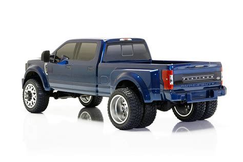 RC 1/10 FORD F450 Dually Pick Up BODY SHELL Pre-Painted -BLUE