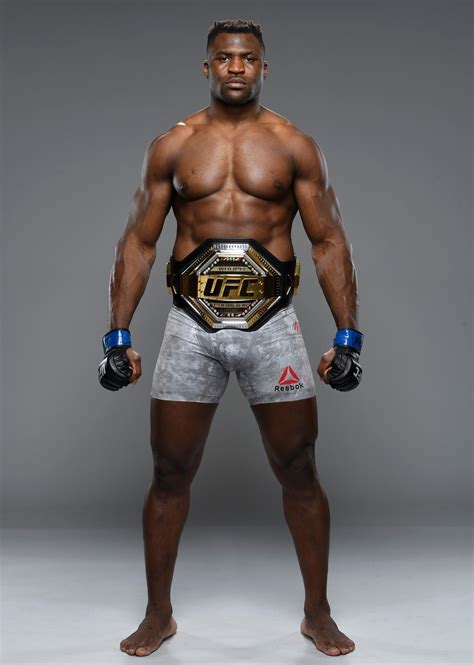 UFC champion Francis Ngannou names heavyweight boxing legends Muhammad Ali and Mike Tyson as his ...