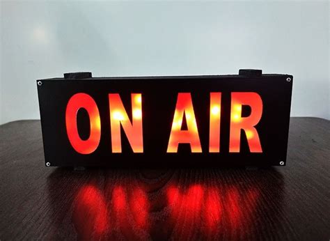 On Air Recording Studio LED Light Sign - Radio / TV Studio and Broadcast Equipment One Stop ...