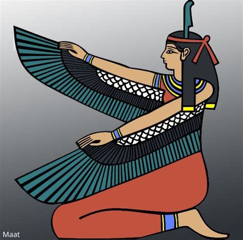 Maat (also known as Ma'at, Mayet or Maae't) is the Egyptian Goddess ...