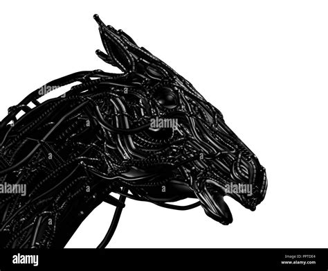 Sculpture horse,art 3D graphics, illustrations Stock Photo - Alamy