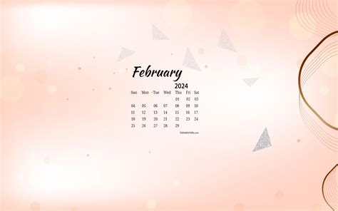 February 2024 Desktop Wallpaper Calendar - CalendarLabs