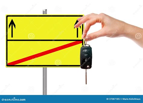 Sign and Car Key stock image. Image of motor, sale, control - 37087185