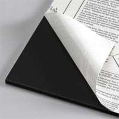 3/16" Black 1 Side Self Adhesive Foam Core Boards :24x36