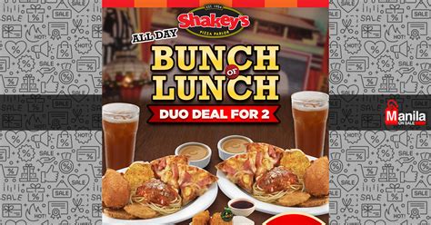 Shakey’s – Bunch of Lunch Duo Deal | Manila On Sale