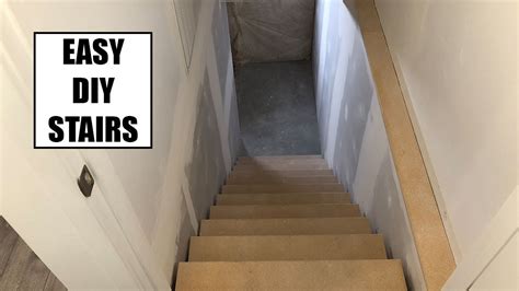 DIY Basement Staircase Build - YouTube