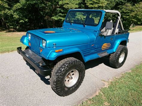 1991 Jeep Wrangler YJ Islander 4.0 I6 in "Navajo Turquoise" 4x4 NICE ...