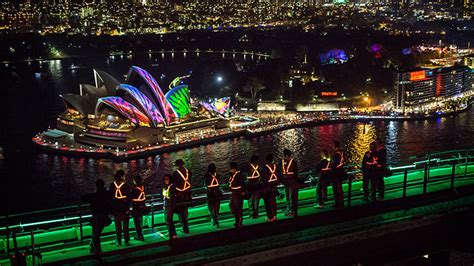 Sydney Harbour Bridge - Vivid Night Climb - Adrenaline