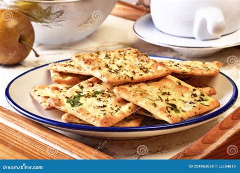 Seaweed Soda Crackers stock photo. Image of garbage - 224963638