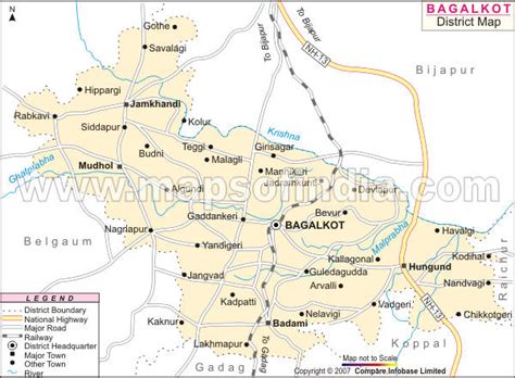 Bagalkot District Karnataka: Bagalkot District map