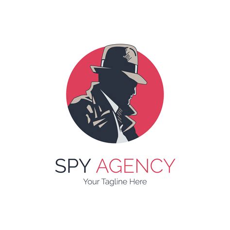 spy agency detective logo design template for brand or company and ...