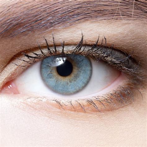 Crystal Clear Blue Yearly Colored Contacts Non Prescription Colored ...