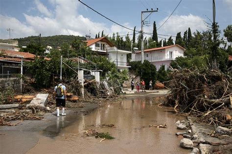 Storm floods Greek island, leaves 7 dead, including a baby | World News - The Indian Express